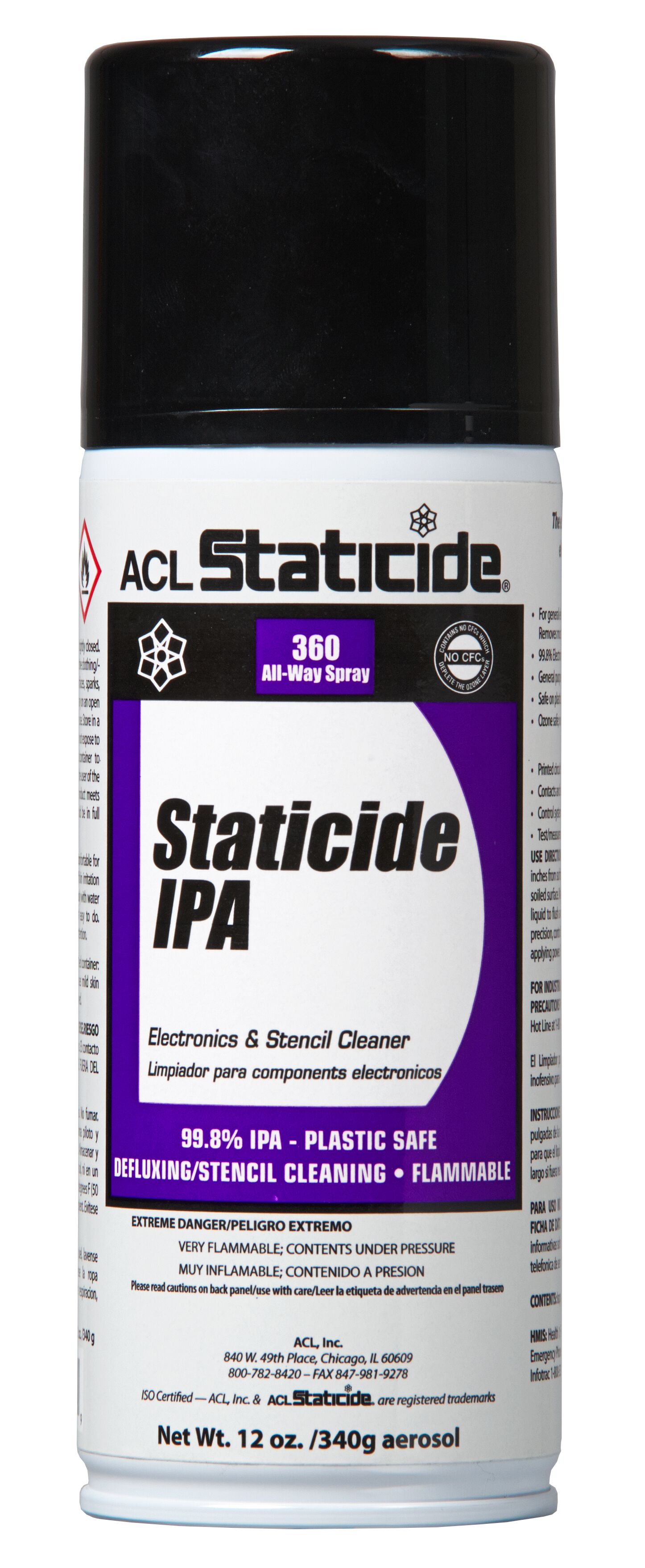 ACL 8625 Staticide® IPA Pure Anhydrous Isopropyl Alcohol