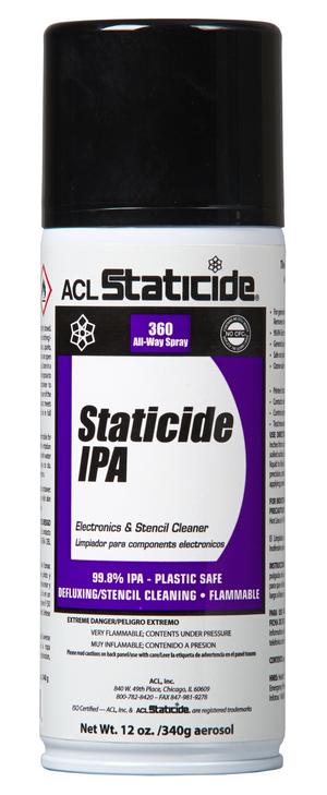 ACL Staticide 2006 Anti-Static Control Spray,Alcohol,12 oz., White