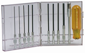 Xcelite 99PS40 11 piece Series 99 Allen Hex Socket Type Screwdriver