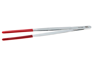 Aven 18491 General Purpose Offset Tweezers - 4.5 Inch Blunt Tip Stainless Steel - View #7