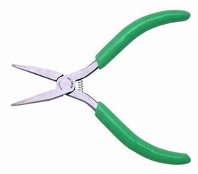Xcelite DN54GV 5inch Flat Nose Pliers With Green Cushion Grips
