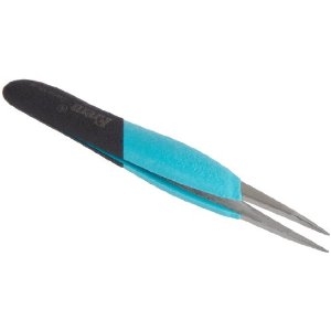 Erem EOODSA Anti-magnetic Straight Fine Tip Ergonomic Tweezers
