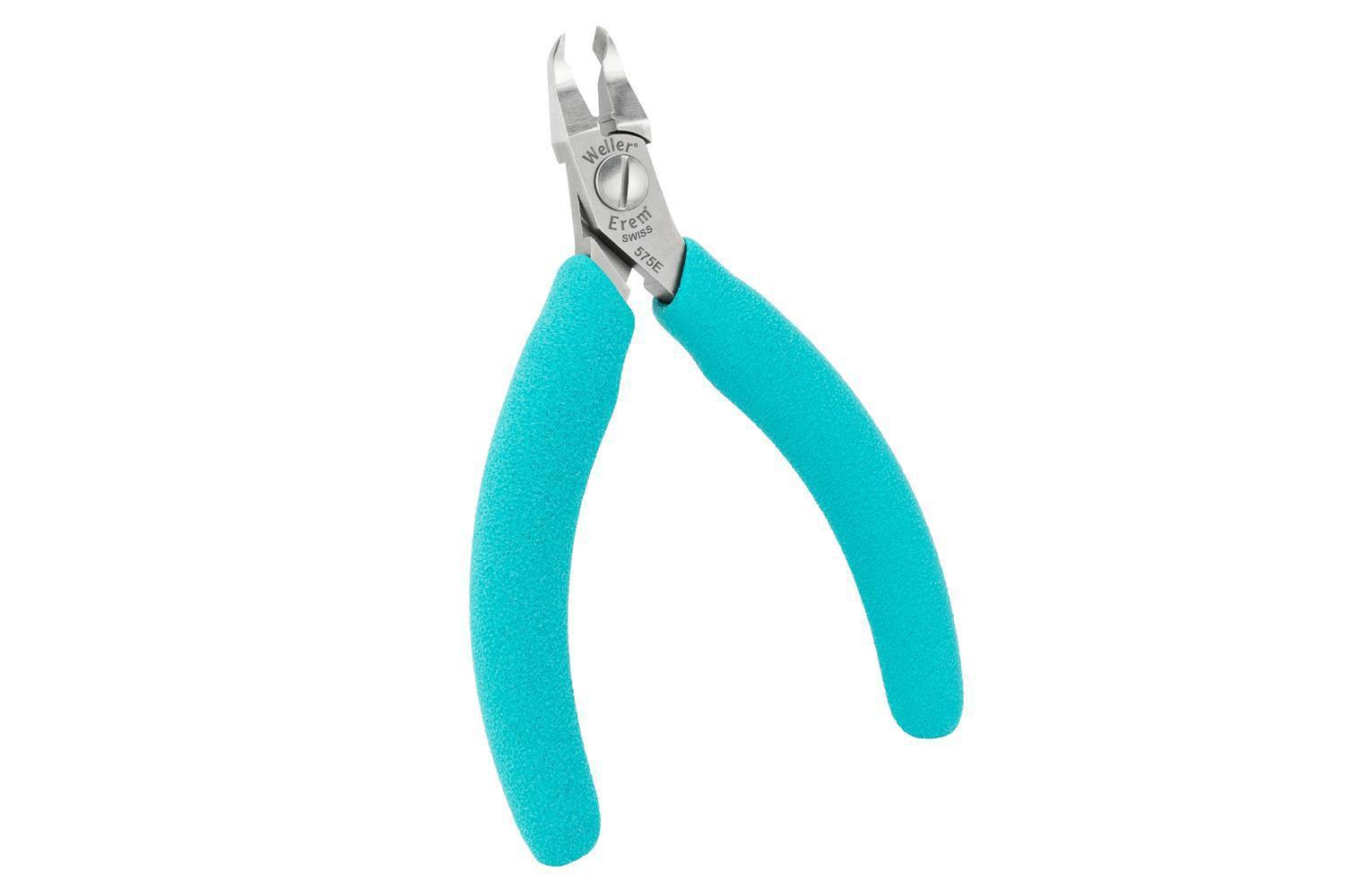 Weller-Erem 575E Cutter, ESD Safe, Flush Angled Narrow Head Tip, 4.25\\\\