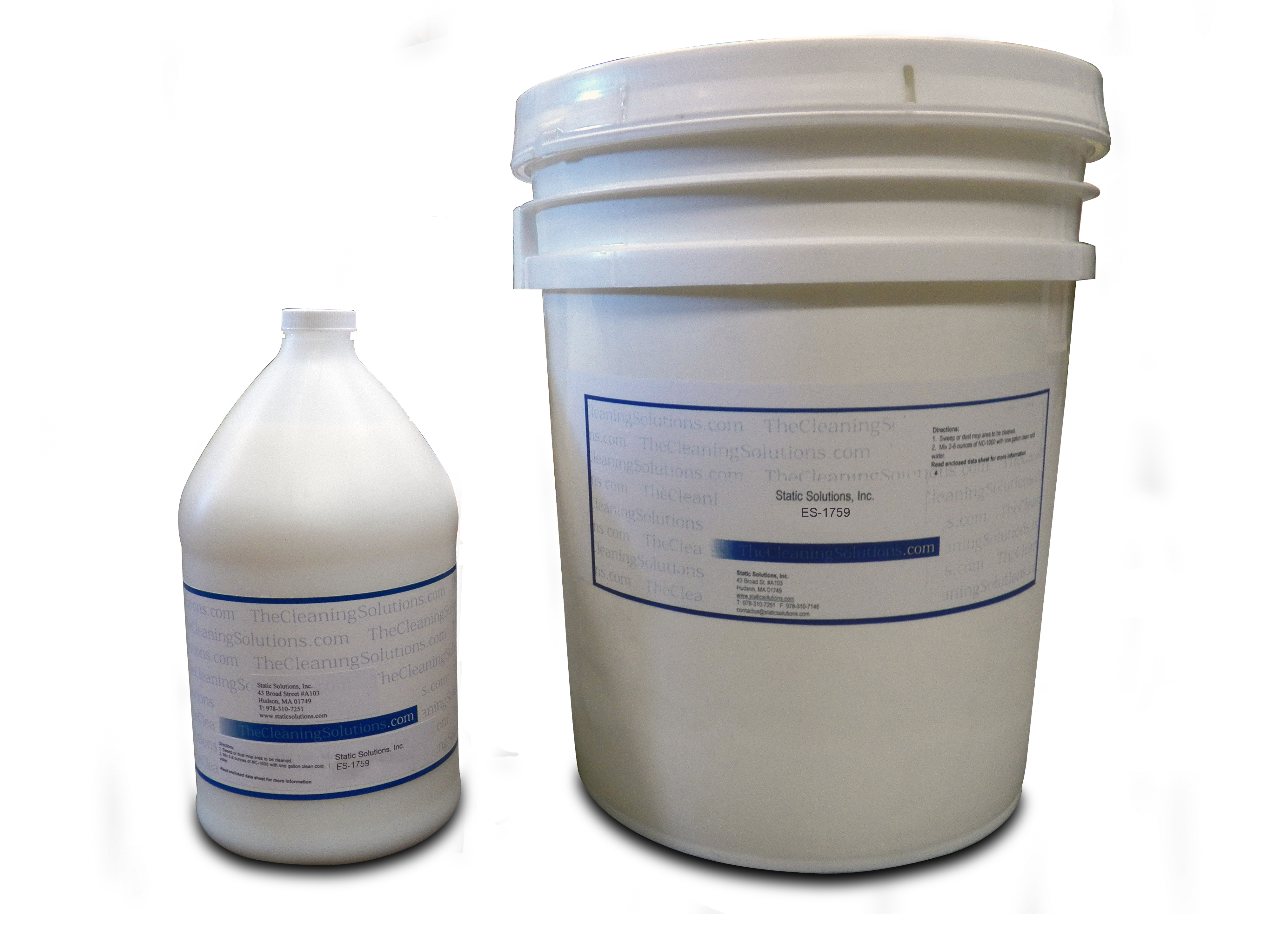 Static Solutions ES-1759-5 Ohm-Shield ESD Floor Cleaner 10:1 Concentrate