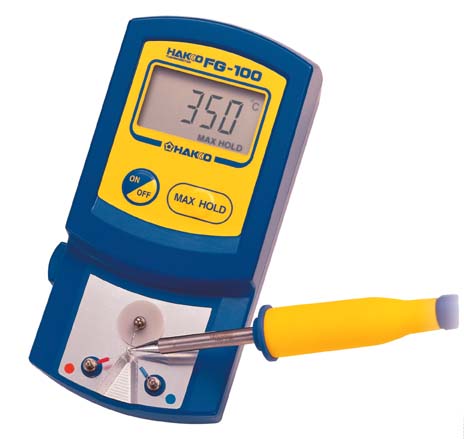 Hakko FG100-02, Thermometer, °F up to 932°F.