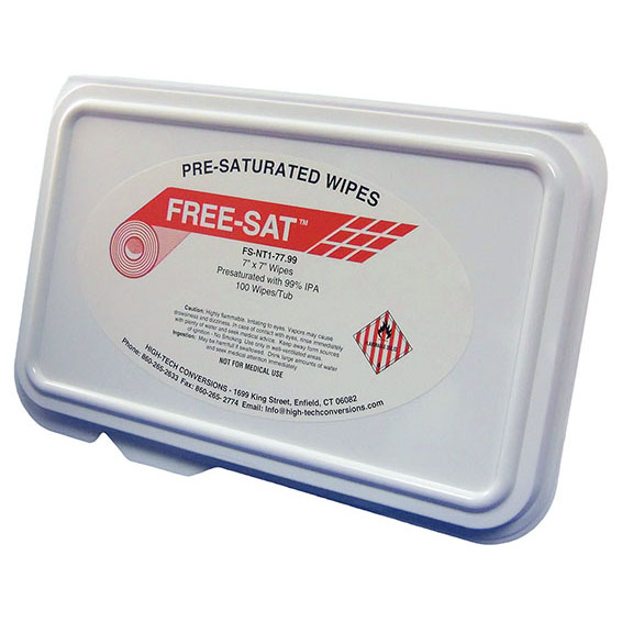 FS-NT1-77.99 Water Pre-Saturated Cleanroom Wipes