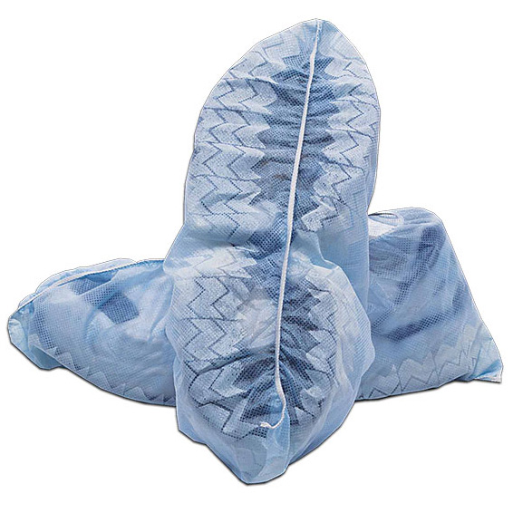 GAH-SP-NS-LG Blue Non-Skid Polypropylene Shoe Covers