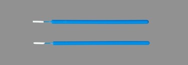 FoamTec HT1509X-500 MiraSWAB Actual Size Swab Image