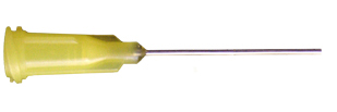 Jensen Global JG20-1.0X, 20 gauge 1in IT Dispensing Tip Yellow 50/Bag