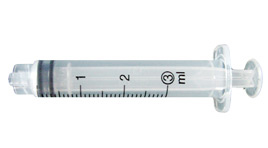 JG3CC-LL, 3 cc Calibrated Manual Luer Lock Syringe, qty 1000