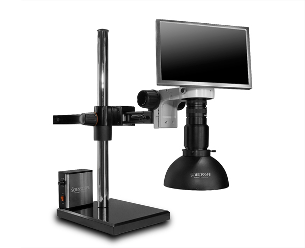 Scienscope Video Inspection-MAC2-PK5-DM Macro Zoom-with HD Camera-Montior Combo