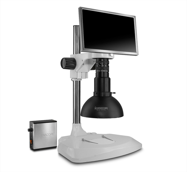 Scienscope MAC2-PK1-DM Macro Video Inspection System w/ Defused LED Dome