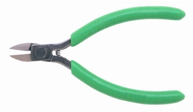Xcelite MS549JV 4inch Tapered Head Diagonal Cutter With Green Cushion Grips