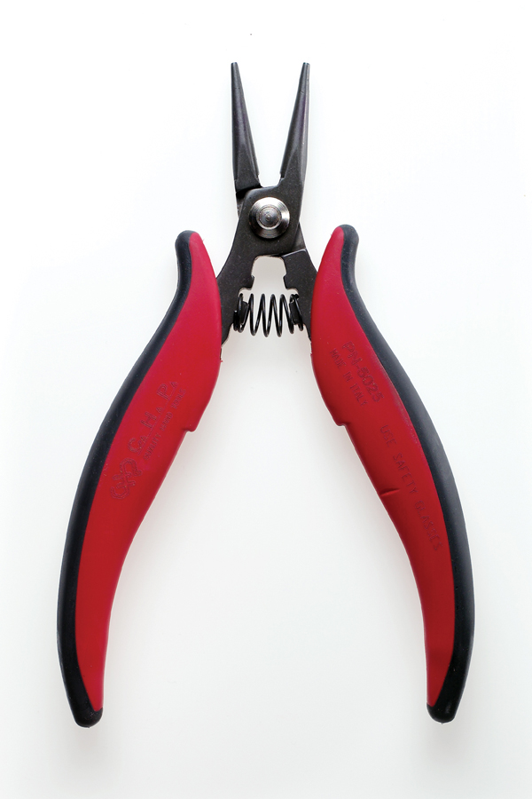 Hakko CHP PN-5025, Smooth, Rounded Long Nose Pliers