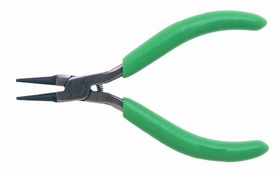 Xcelite RN54 4 1/2inch Round Nose Pliers with Green Cushion Grips