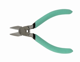 Xcelite S475NJS 5inch Tapered Head Diagonal Cutter with Green Cushion Grips