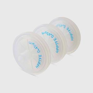 AP-HPPTFE025N045, Filters 0.45, Hydrophilic PTFE Syringe Filters 25mm Diameter Pore Size for Filtration, 100/pack