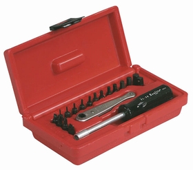 Xcelite XL70 19 Piece Midget Ratchet Offset Screwdriver Set