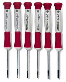 Xcelite XP600 6-Piece Precision Slotted and Phillips Screwdriver Set