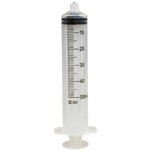 309653, Syringe 50ml, LL 40 pc BD