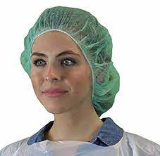 OEM#: 110NWI-10-24-GREEN LIGHTWEIGHT POLYPROPYLENE BOUFFANT CAP, 100% LATEX FREE, GREEN 24\