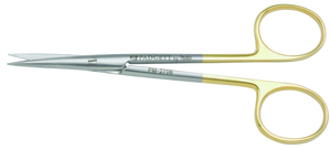 Miltex PM-2706 Padgett Iris Scissors, Tungsten Carbide, Straight 1/ea