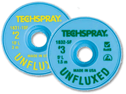 Techspray 1832-5F Unfluxed Desolder Braid - 5\' Green #3